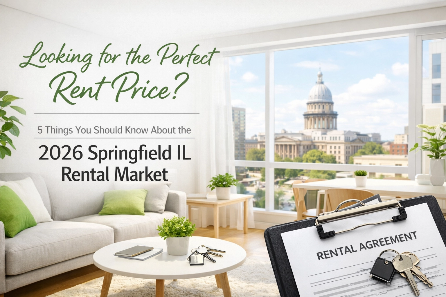 Looking for the Perfect Rent Price? 5 Things You Should Know About the 2026 Springfield IL Rental Market